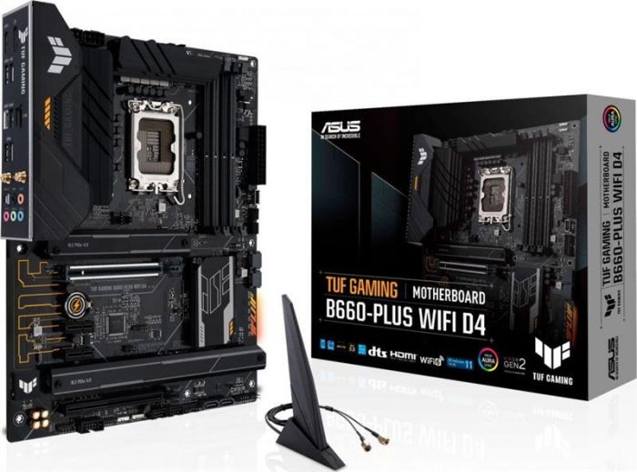 Материнська плата Asus TUF Gaming B660-Plus WiFi D4 Socket 1700