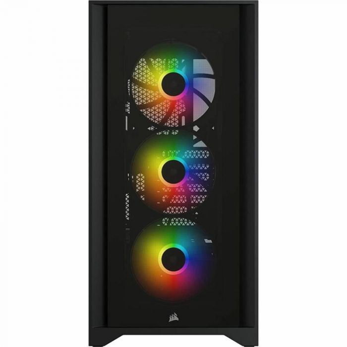 Корпус Corsair iCUE 4000X RGB Tempered Glass Black (CC-9011204-WW) без БЖ