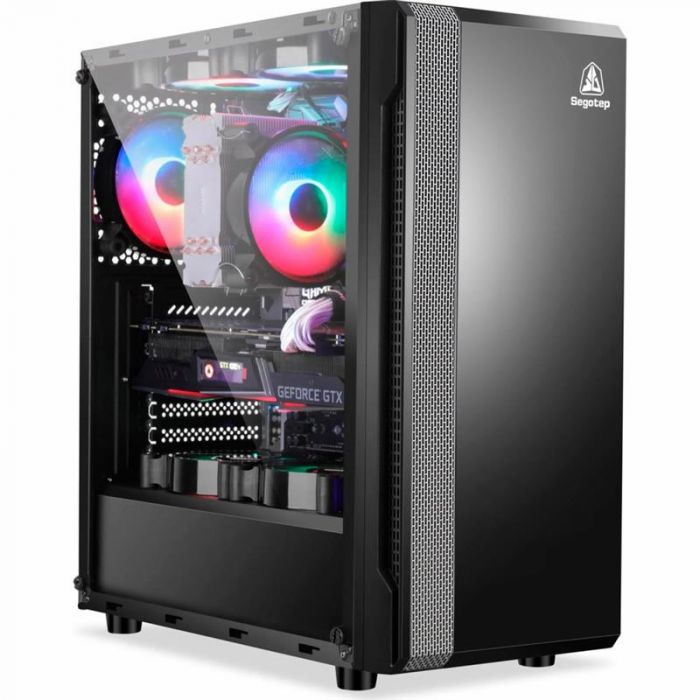 Корпус Segotep Prime T Black без БЖ, 2хUSB2.0, 1хUSB3.0 (SG-LZT) (6959371301961)