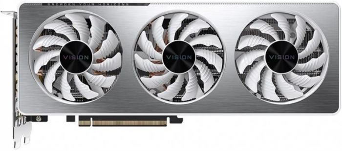 Відеокарта GF RTX 3060 Ti 8GB GDDR6 Vision OC Gigabyte (GV-N306TVISION OC-8GD 2.0) (LHR)