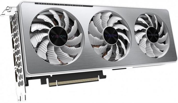 Відеокарта GF RTX 3060 Ti 8GB GDDR6 Vision OC Gigabyte (GV-N306TVISION OC-8GD 2.0) (LHR)