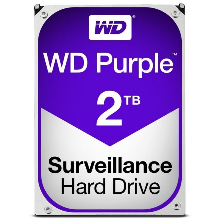 Накопичувач HDD SATA 2.0TB WD Purple 5400rpm 64MB (WD20PURZ_) (Б/В)