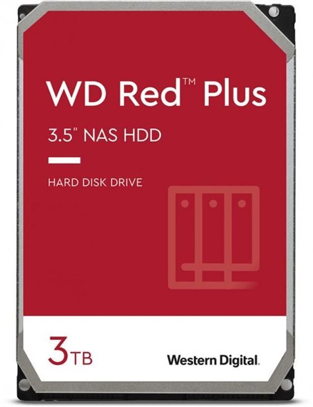 Накопичувач HDD SATA 3.0TB WD Red Plus 5400rpm 128MB (WD30EFZX)