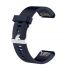 Ремінець для Garmin QuickFit 20 Smooth Silicone Band Dark Blue (QF20-SMSB-DKBL)
