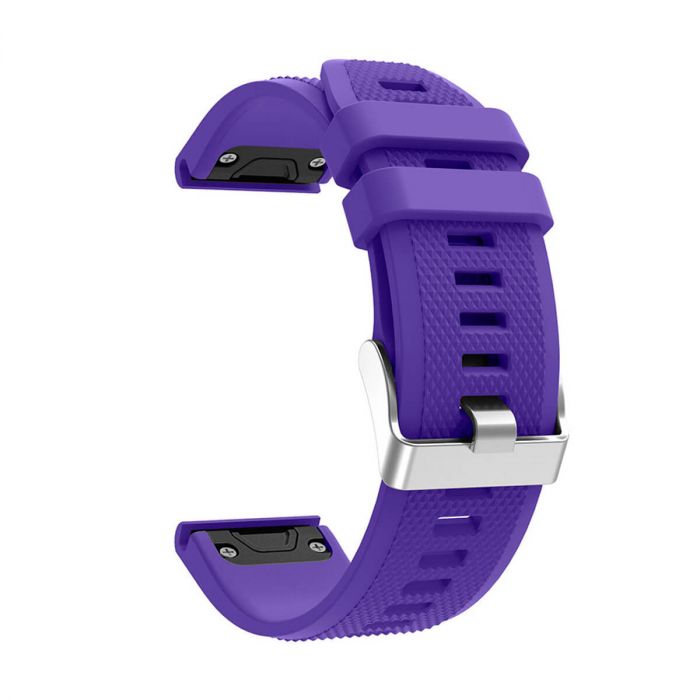 Ремінець для Garmin QuickFit 22 Dots Silicone Band Purple (QF22-DTSB-PURP)