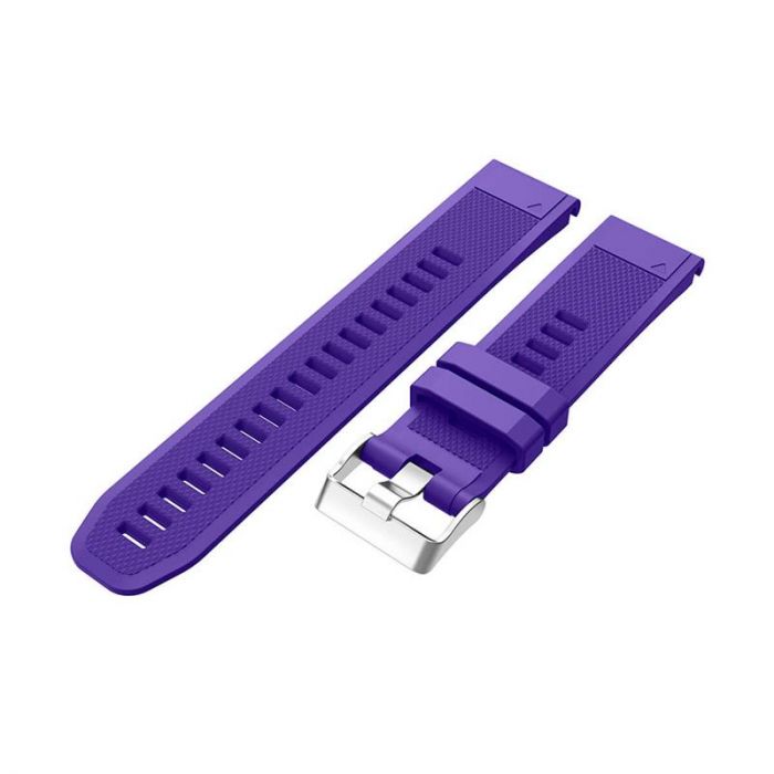 Ремінець для Garmin QuickFit 22 Dots Silicone Band Purple (QF22-DTSB-PURP)
