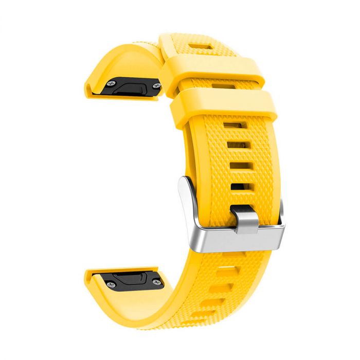 Ремінець для Garmin QuickFit 22 Dots Silicone Band Yellow (QF22-DTSB-YEL)