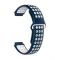 Ремінець для Garmin Universal 16 Nike-style Silicone Band Blue/White (U16-NSSB-BLWH)