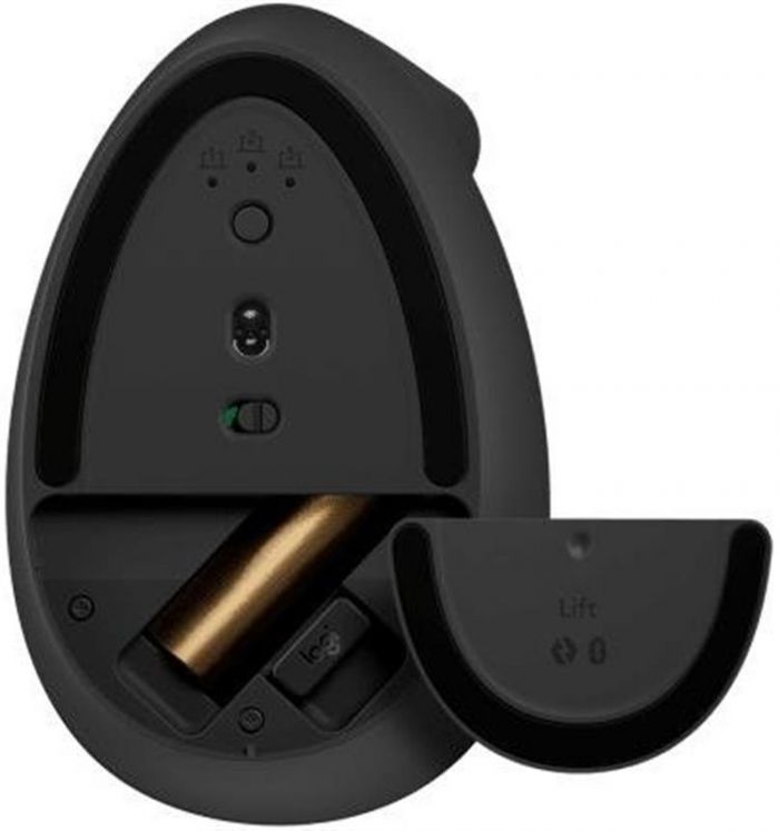 Мишка бездротова Logitech Lift Vertical Ergonomic (910-006473) Graphite USB