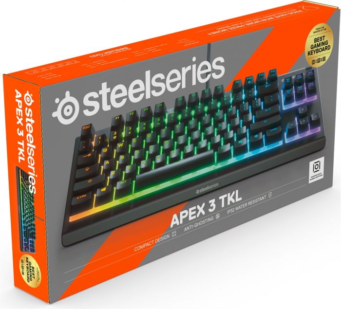 Клавiатура SteelSeries Apex TKL USB (64831)