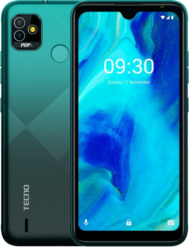 Смартфон Tecno Pop 5 (BD2d) 2/32GB Dual Sim Ice Lake Green (4895180775109)