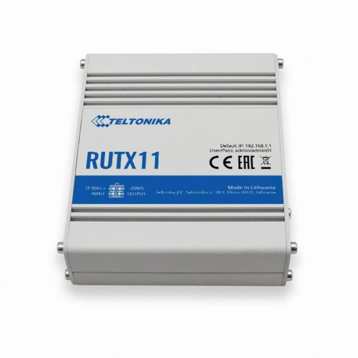 Бездротовий маршрутизатор Teltonika RUTX11 (RUTX11000000)