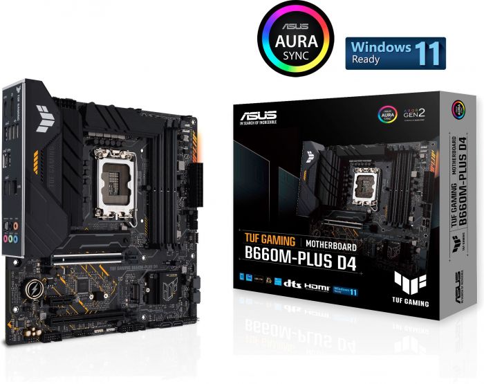 Материнська плата Asus TUF Gaming B660M-Plus D4 Socket 1700