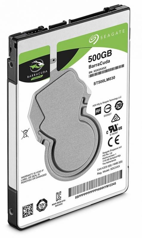 Накопичувач HDD 2.5" SATA  500GB Seagate BarraCuda 5400rpm 128MB (ST500LM030)