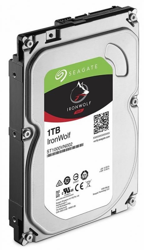 Накопичувач HDD SATA 1.0TB Seagate IronWolf NAS 5900rpm 64MB (ST1000VN002)