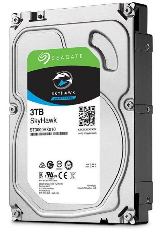 Накопичувач HDD SATA 3.0TB Seagate SkyHawk Surveillance 256MB (ST3000VX009)