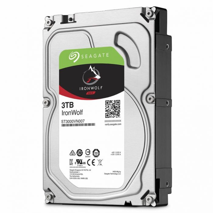 Накопичувач HDD SATA 3.0TB Seagate IronWolf NAS 5900rpm 64MB (ST3000VN007)