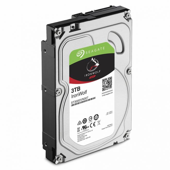 Накопичувач HDD SATA 3.0TB Seagate IronWolf NAS 5900rpm 64MB (ST3000VN007)