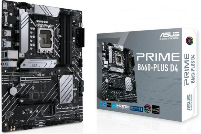 Материнская плата Asus Prime B660-Plus D4 Socket 1700