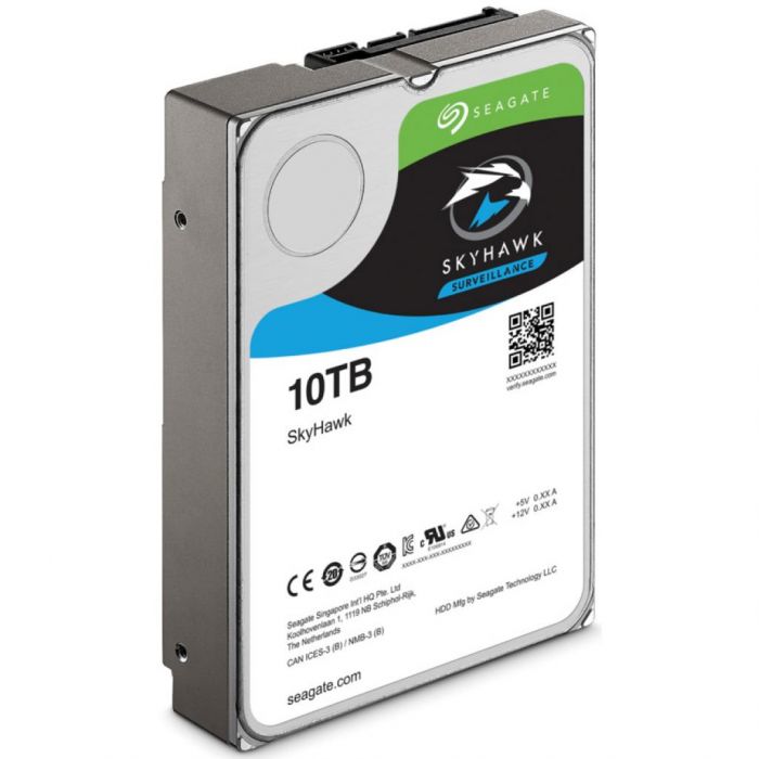 Накопичувач HDD SATA 10.0TB Seagate SkyHawk Al Surveillance 256MB (ST10000VE0008)