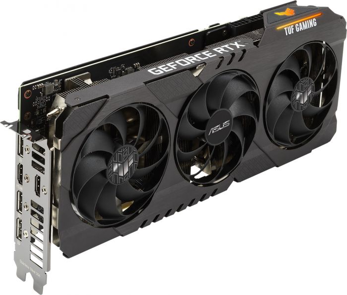 Відеокарта GF RTX 3070 8GB GDDR6 TUF Gaming V2 OC Asus (TUF-RTX3070-O8G-V2-GAMING) (LHR)