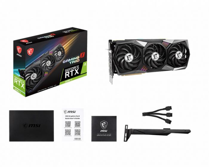 Відеокарта GF RTX 3090 Ti 24GB GDDR6X Gaming X Trio MSI (GeForce RTX 3090 Ti GAMING X TRIO 24G)