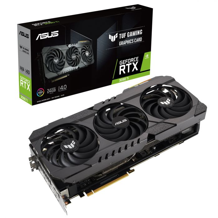 Відеокарта GF RTX 3090 Ti 24GB GDDR6X TUF Gaming Asus (TUF-RTX3090TI-24G-GAMING)