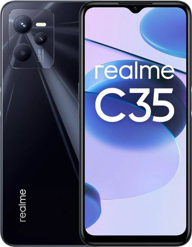 Смартфон Realme C35 4/64GB Dual Sim Glowing Black EU_