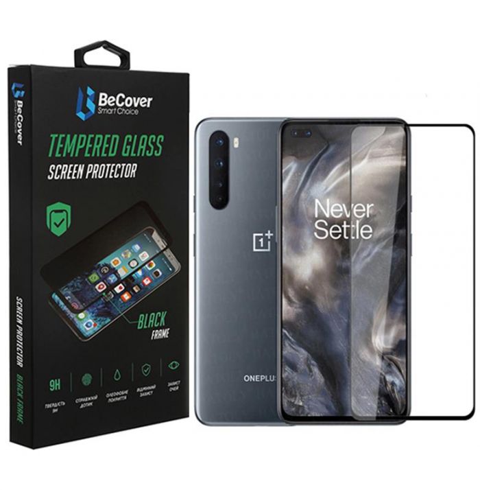 Захисне скло BeCover для OnePlus Nord 8 Black (707279)