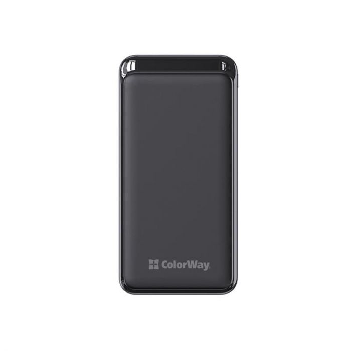 Універсальна мобільна батарея ColorWay Slim 20000mAh Black (CW-PB200LPG3BK-PD)