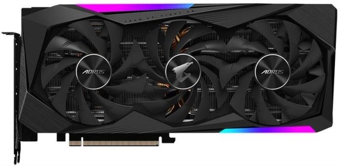 Відеокарта GF RTX 3070 8GB GDDR6 Aorus Master Gigabyte (GV-N3070AORUS M-8GD 2.0) (LHR)