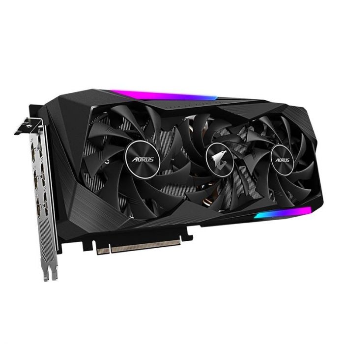 Відеокарта GF RTX 3070 8GB GDDR6 Aorus Master Gigabyte (GV-N3070AORUS M-8GD 2.0) (LHR)