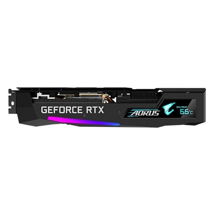 Відеокарта GF RTX 3070 8GB GDDR6 Aorus Master Gigabyte (GV-N3070AORUS M-8GD 2.0) (LHR)