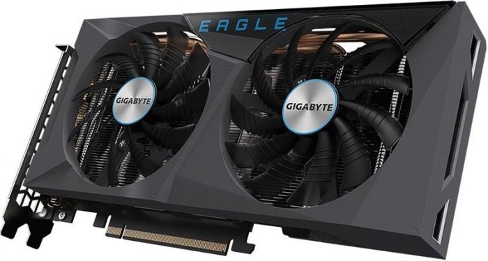 Відеокарта GF RTX 3060 12GB GDDR6 Eagle OC Gigabyte (GV-N3060EAGLE OC-12GD 2.0) (LHR)