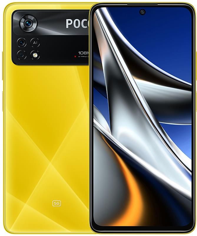 Смартфон Xiaomi Poco X4 Pro 5G 6/128GB Dual Sim Yellow EU_