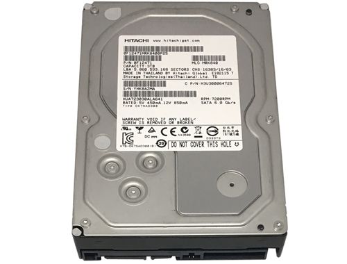 Накопичувач HDD SATA 3.0TB Hitachi (HGST) UltraStar 7K3000 7200rpm 64MB (HUA723030ALA641)