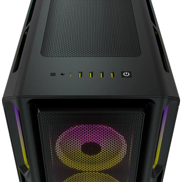 Корпус Corsair iCUE 5000T RGB Tempered Glass Black (CC-9011230-WW) без БЖ