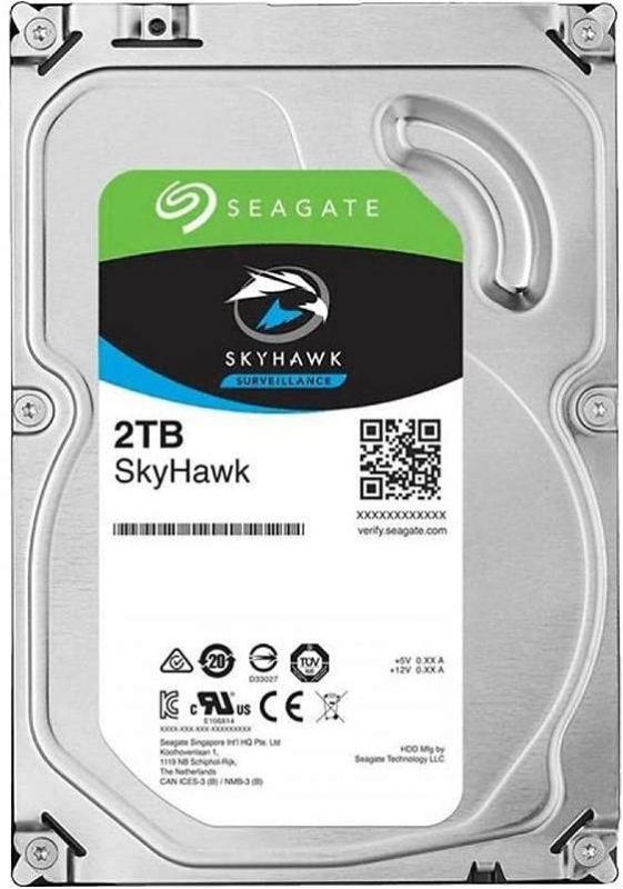 Накопичувач HDD SATA 2.0TB Seagate SkyHawk Surveillance 256MB (ST2000VX015)