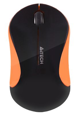 Мишка бездротова A4Tech G3-270N Black/Orange USB V-Track