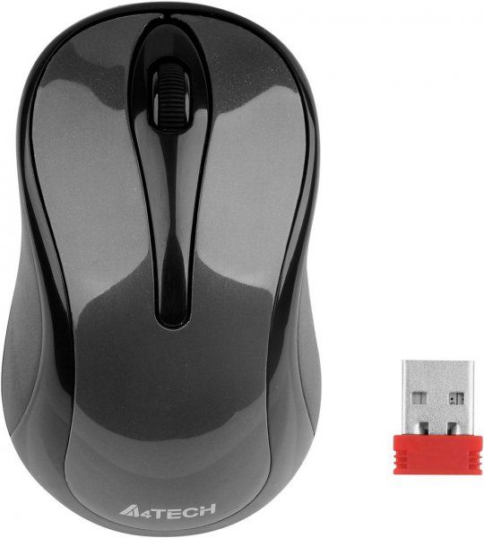 Мишка бездротова A4Tech G3-280A Grey USB