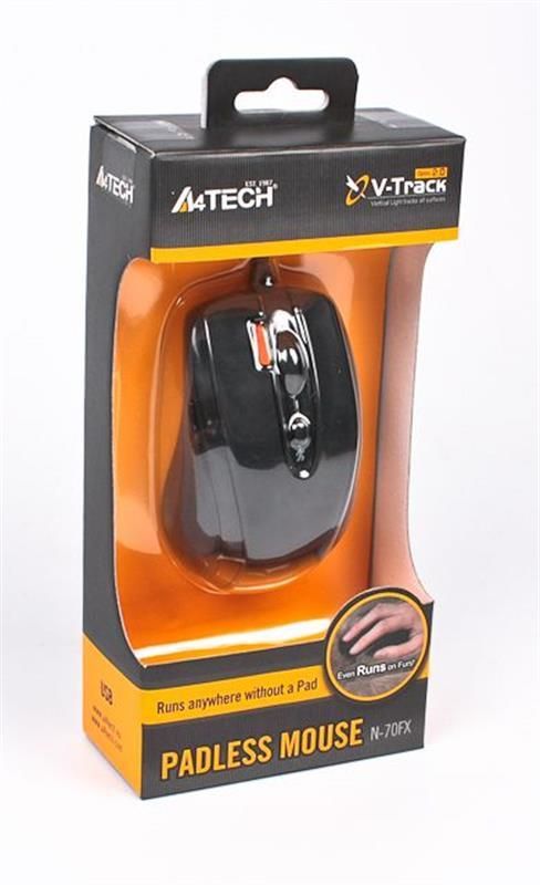 Миша A4Tech N-70FX-1 Black V-Track