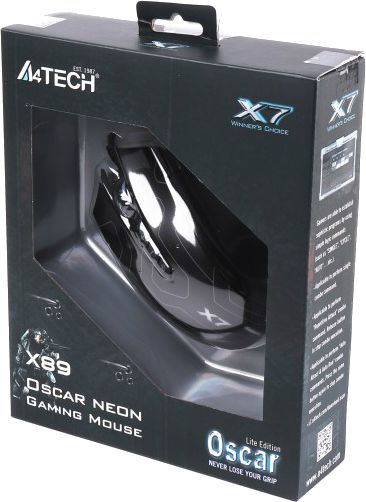 Мишка A4Tech X89 Black USB