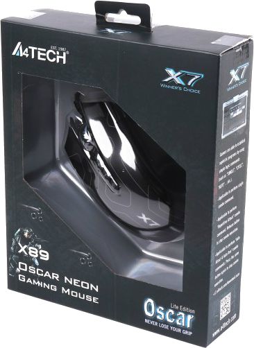 Мишка A4Tech X89 Black