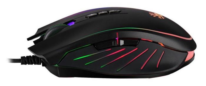 Мишка A4Tech Q81 Bloody Neon XGlide Curve Black