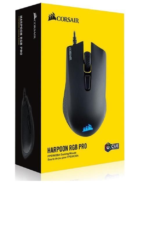 Мишка Corsair Harpoon RGB Pro Black (CH-9301111-EU) USB