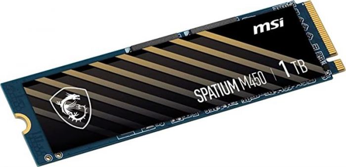 Накопичувач SSD 1TB MSI Spatium M450 M.2 2280 PCIe 4.0 x4 NVMe 3D NAND TLC (S78-440L690-P83)
