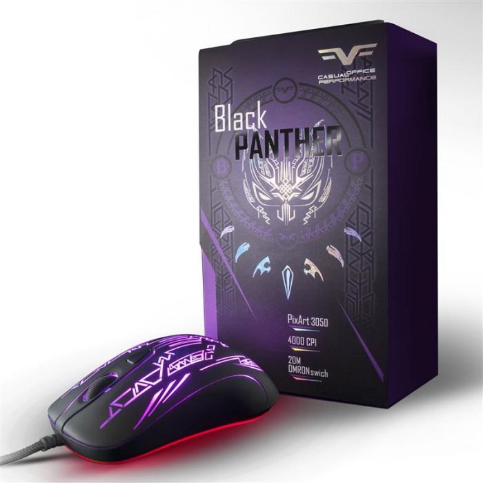 Миша Frime Black Panther (FMP18100) USB 