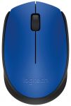 Мишка бездротова Logitech M171 (910-004640) Blue/Black USB