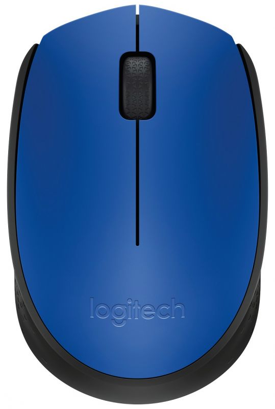 Мишка бездротова Logitech M171 Blue/Black (910-004640)