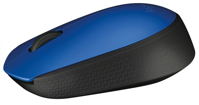 Мишка бездротова Logitech M171 (910-004640) Blue/Black USB